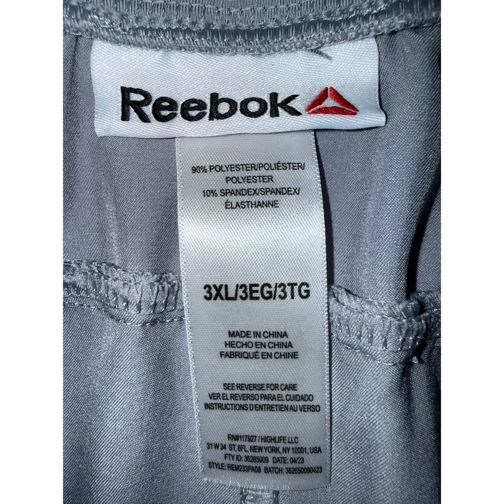 Reebok Mens Light Gray Performance Jogger Pants 3XL REM233PA08 Athletic Training